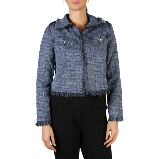 Guess - Long-Sleeved Short Jacket with Frayed Edges
