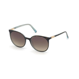 Guess - Round Tortoiseshell Sunglasses with Brown Lenses