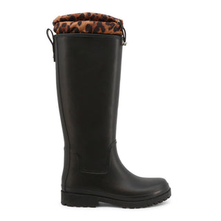 High Rain Boots by Guess with Animal-Printed Lining