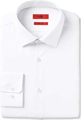 Hugo Boss - Cotton Button-Down Dress Shirt with Spread Collar