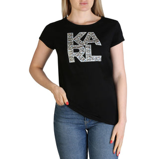 Karl Lagerfeld - Sleek Summer Bejeweled Logo T-Shirt