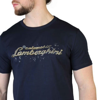 Lamborghini - 100%-Cotton T-Shirt with Printed Logo
