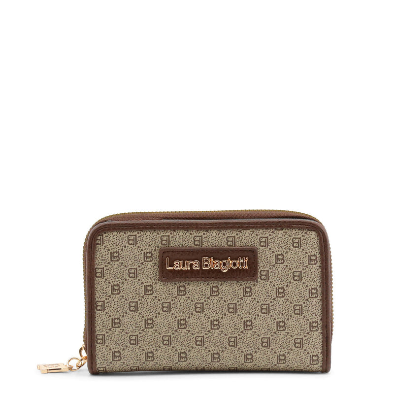 Laura Biagiotti - Dema Zip-Up Purse with Fold-Out Card Compartment