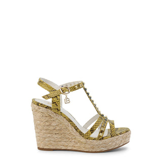 Laura Biagiotti - Snakeskin Pattern and Studded Wedges