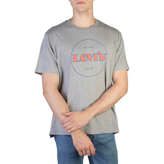 Levis - Short-Sleeved Cotton T-Shirt with Logo