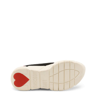Love Moschino - Chunky Soles Slip-On Sneakers with Elastic Straps