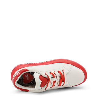 Love Moschino - Colorblock Leather Sneakers with Platform Soles