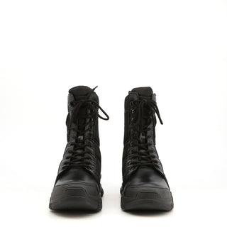 Love Moschino - Heavyweight Leather Combat Boots