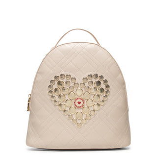 Love Moschino - Petite Quilted Backpack with Studded Heart Detail