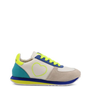 Love Moschino - Retro-Inspired Sneakers with Neon Detailing