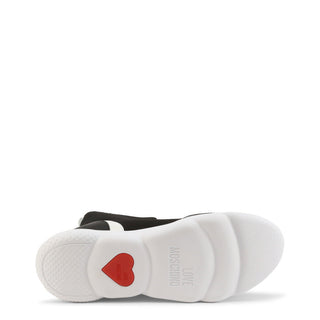 Love Moschino - Slip-on Elastic Shaft Sneakers with Chunky Platform Soles