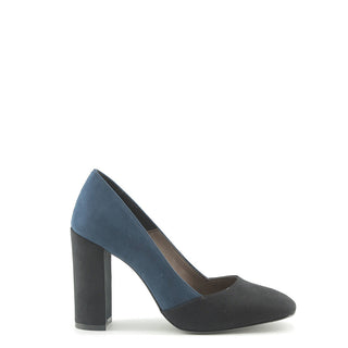 Made in Italia - Color Duo Squared-Toe Pumps with Block High Heels