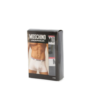 Moschino - 2-Pack Cotton-Blend Boxer Briefs with Branded Waistband