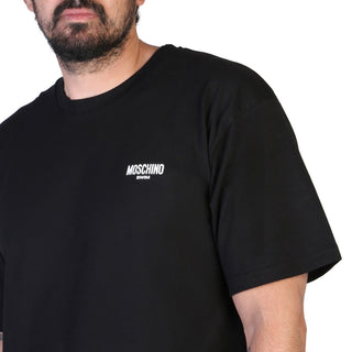 Moschino - luxury T-Shirt with logo, black, white
