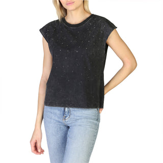 Pepe Jeans - Cap-Sleeved T-Shirt with Beaded Front