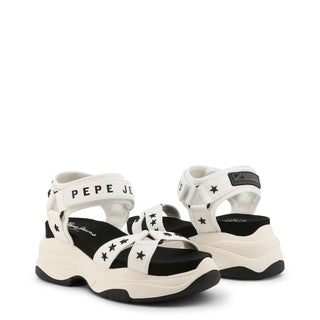 Pepe Jeans - Platform Sneaker Sandals with Ankle Straps