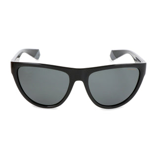 Polaroid - Black Polarized Sunglasses with Gray/Black Lenses