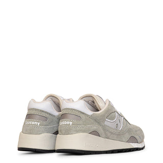 Saucony Shadow Sneaker (Men & Women, light grey, white)