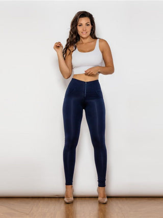 Shascullfites' Full Size Zip Detail High Waist Leggings