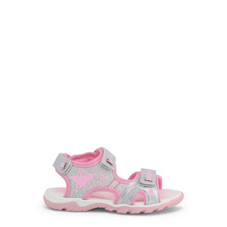 Shone - Girls sandals - silver pink style
