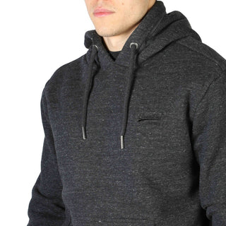 Superdry - Grey Fleeced Sweatshirt with Hood