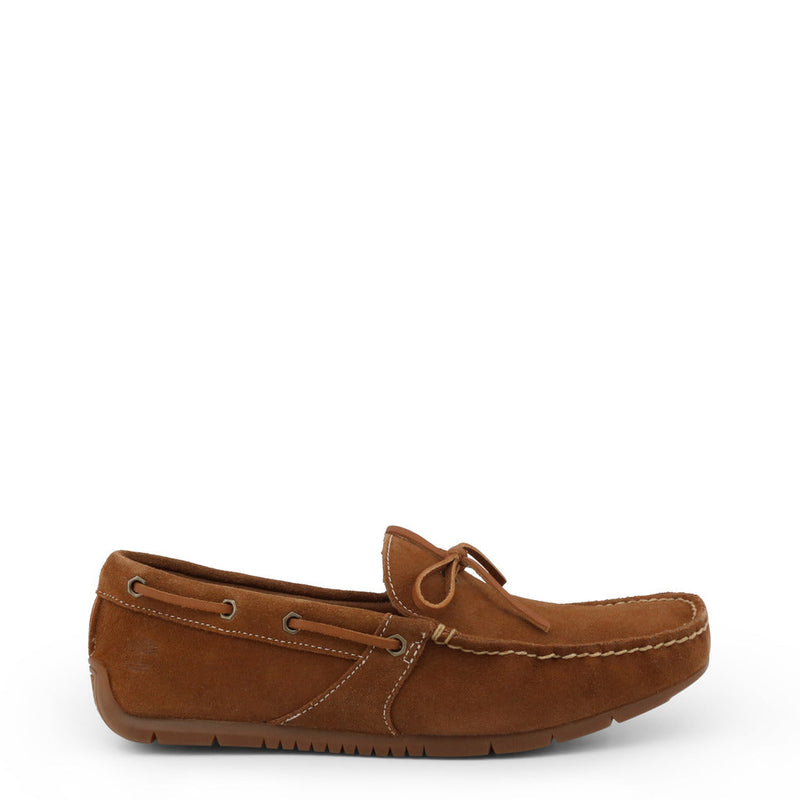 Timberland - Brown Leather and Suede Moccasin Loafers