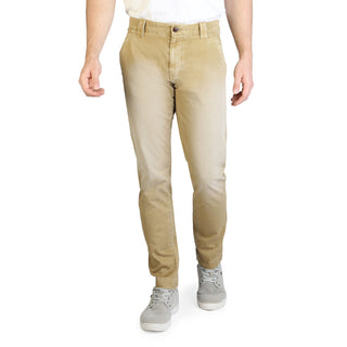 Tommy Hilfiger - Distressed Slim-Fit Khaki Cotton Trousers