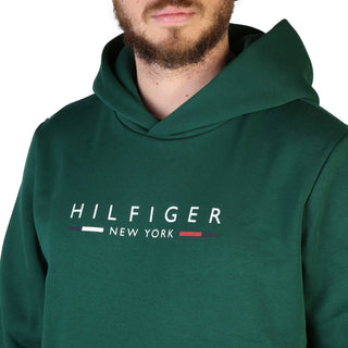 Tommy Hilfiger - Fleece-Lined Cotton-Blend Hoodie with Chest Logo