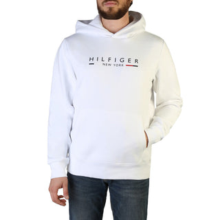 Tommy Hilfiger - Fleece-Lined Cotton-Blend Hoodie with Chest Logo
