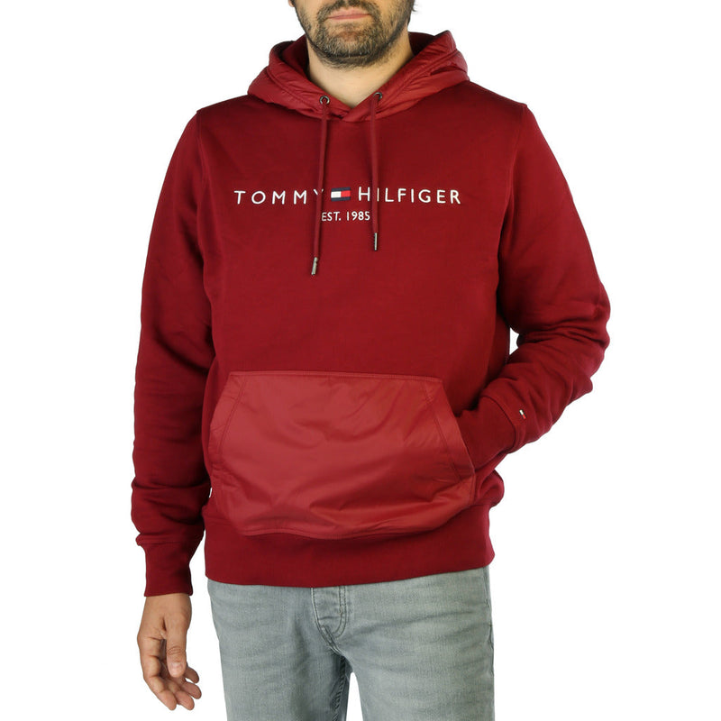 Tommy Hilfiger - Hooded Cotton-Blend Sweatshirt with Kangaroo Pocket