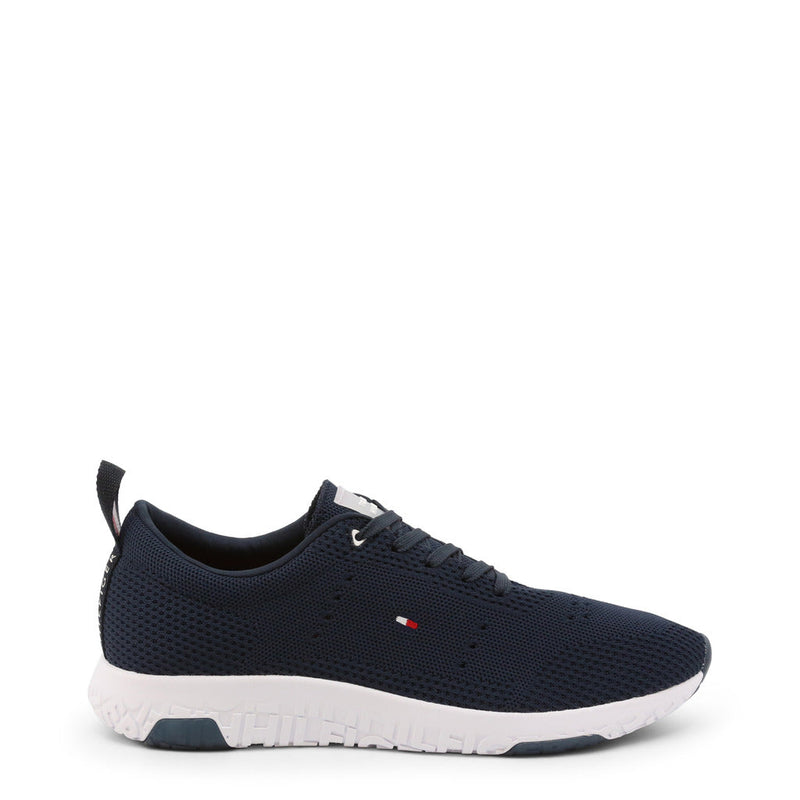 Tommy Hilfiger - Lace Up Suede Mesh Trainers