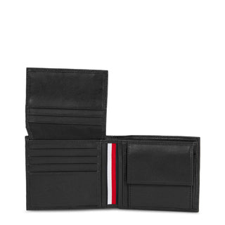 Tommy Hilfiger - Leather Trifold Wallet with Embossed Logo