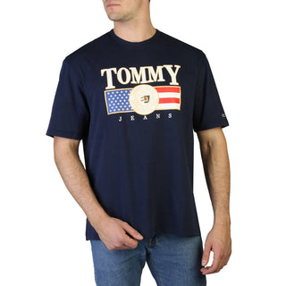 Tommy Hilfiger - Oversized Cotton T-Shirt with Crested Front Logo