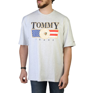 Tommy Hilfiger - Oversized Cotton T-Shirt with Crested Front Logo