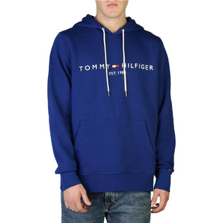 Tommy Hilfiger - Regular Fit Long-Sleeved Hooded Sweatshirt with Logo