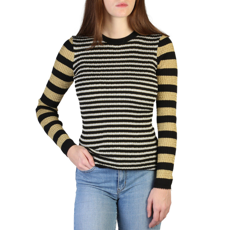 Tommy Hilfiger - Round Neck Long-Sleeved Striped Sweater