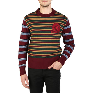 Tommy Hilfiger - Round Neck Striped Woolen Blend Sweater