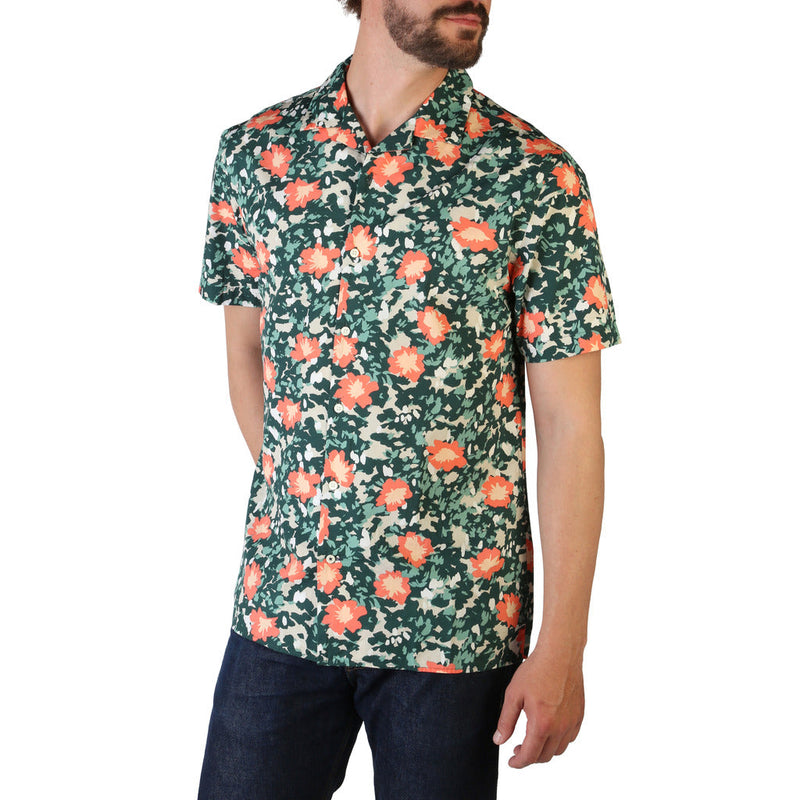 Tommy Hilfiger - Short-Sleeved Collared Floral Shirt