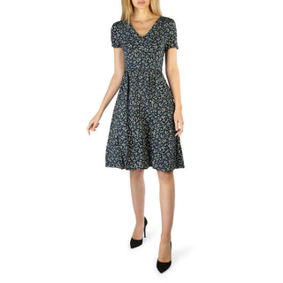 Tommy Hilfiger - Viscose Floral Mini Dress with Short Sleeves