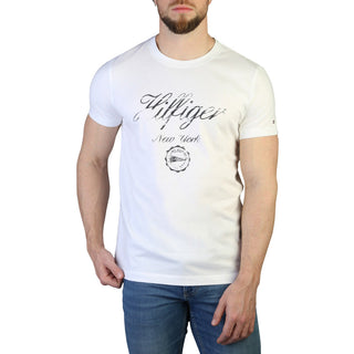 Tommy Hilfiger - elegant T-Shirt with logo, white, red, blue
