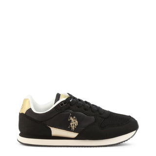 U.S. Polo Assn. - Embossed Lace-Up Sneakers with Contrasting Finishes
