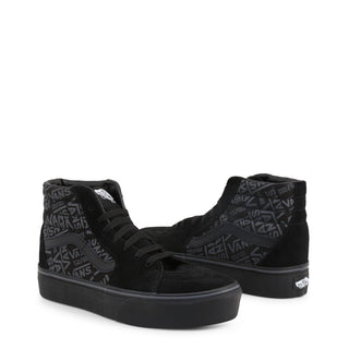Vans - SK8-Hiplatform Black Suede High-Top Sneakers