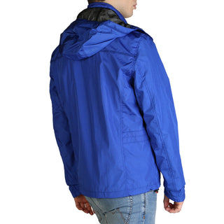 Yes Zee - Lined Light Nylon Jacket with Frog Fastening