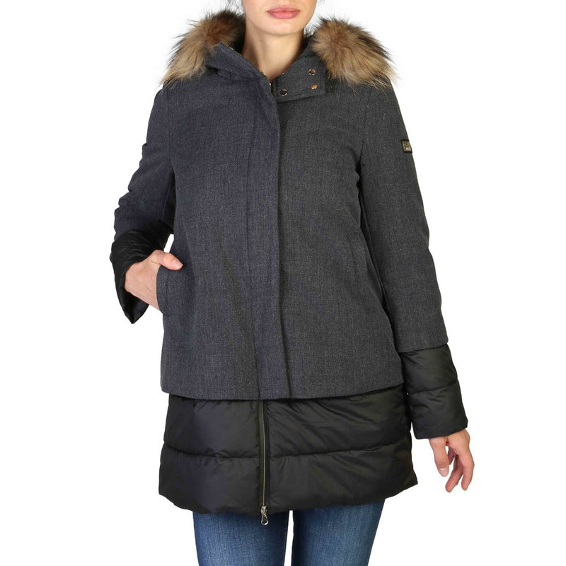 Yes Zee - Padded Coat with Hood and Removable Faux-Fur Collar