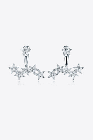 Zircon Star 925 Sterling Silver Single Earring