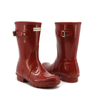 Hunter short glossy boots: Short Gloss Wellington Boots