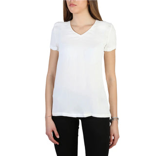 Armani White Zip T-Shirt