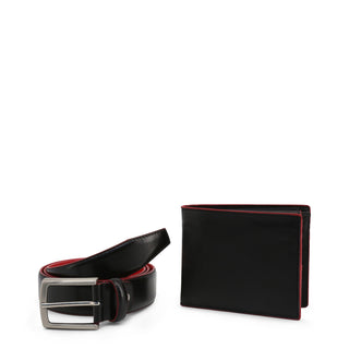 Made in Italia - LUCIO GIFTBOX, belt and wallet, blue, black
