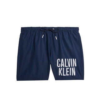 Calvin Klein - - swim trunks blue with white logo