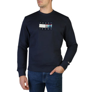 Tommy Hilfiger - Cotton Crewneck Sweatshirt with Front Logo